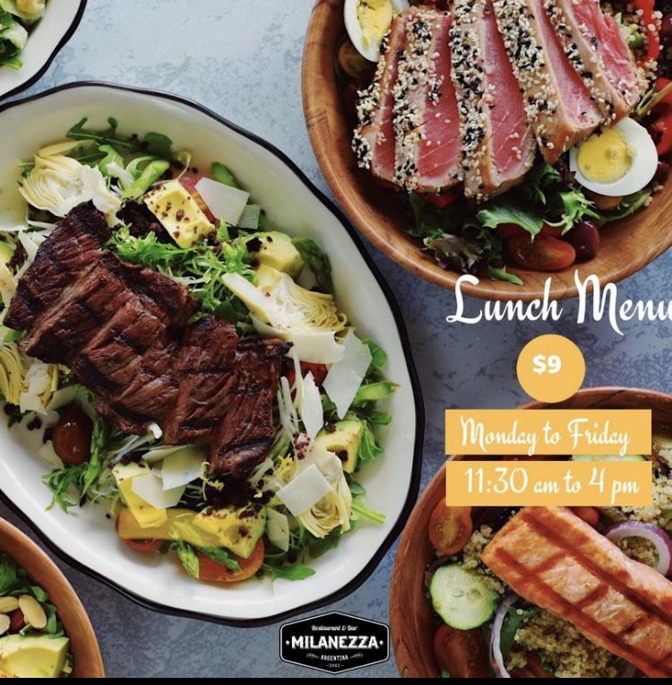 Milanezza lunch specials